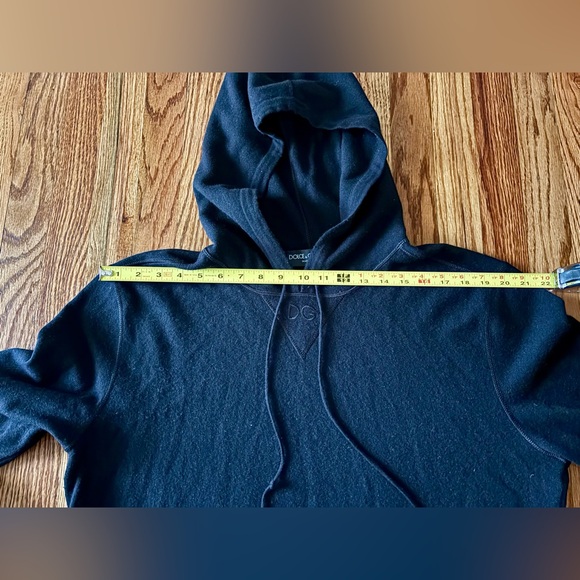 Dolce & Gabbana Black Cashmere Knit Hoodie DG Logo Made in Italy - Medium - Picture 6 of 9